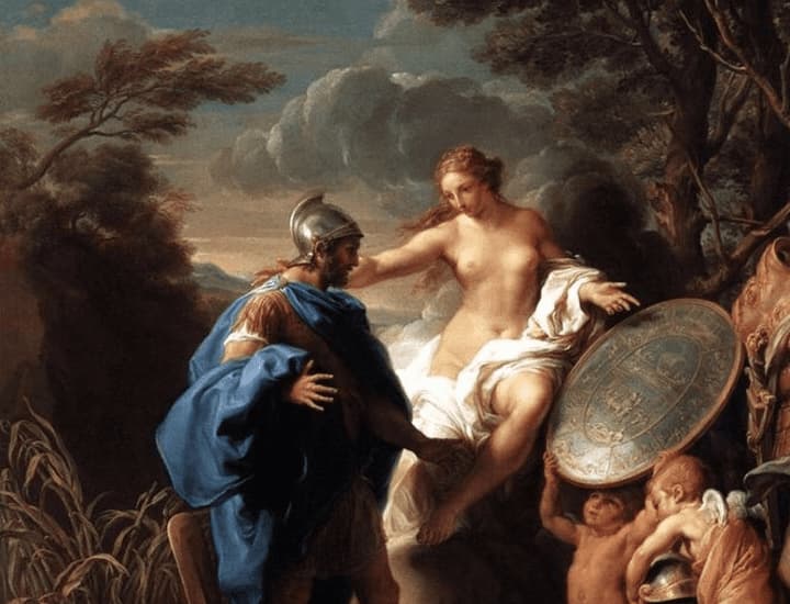 Venus Presenting Aeneas with Armour Forged by Vulcan, 1748